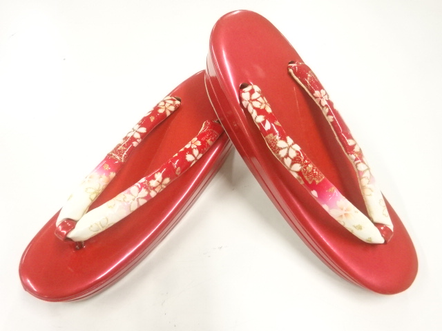 JAPANESE KIMONO / JAPANESE-STYLE ZORI (SIZE L)